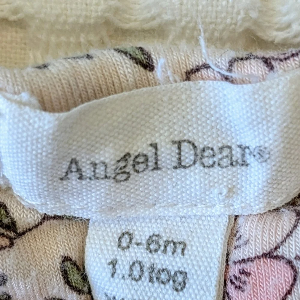 Angel Dear Bamboo Baby Sleepsack Size 6M Wearable Blanket Vintage Calico Floral